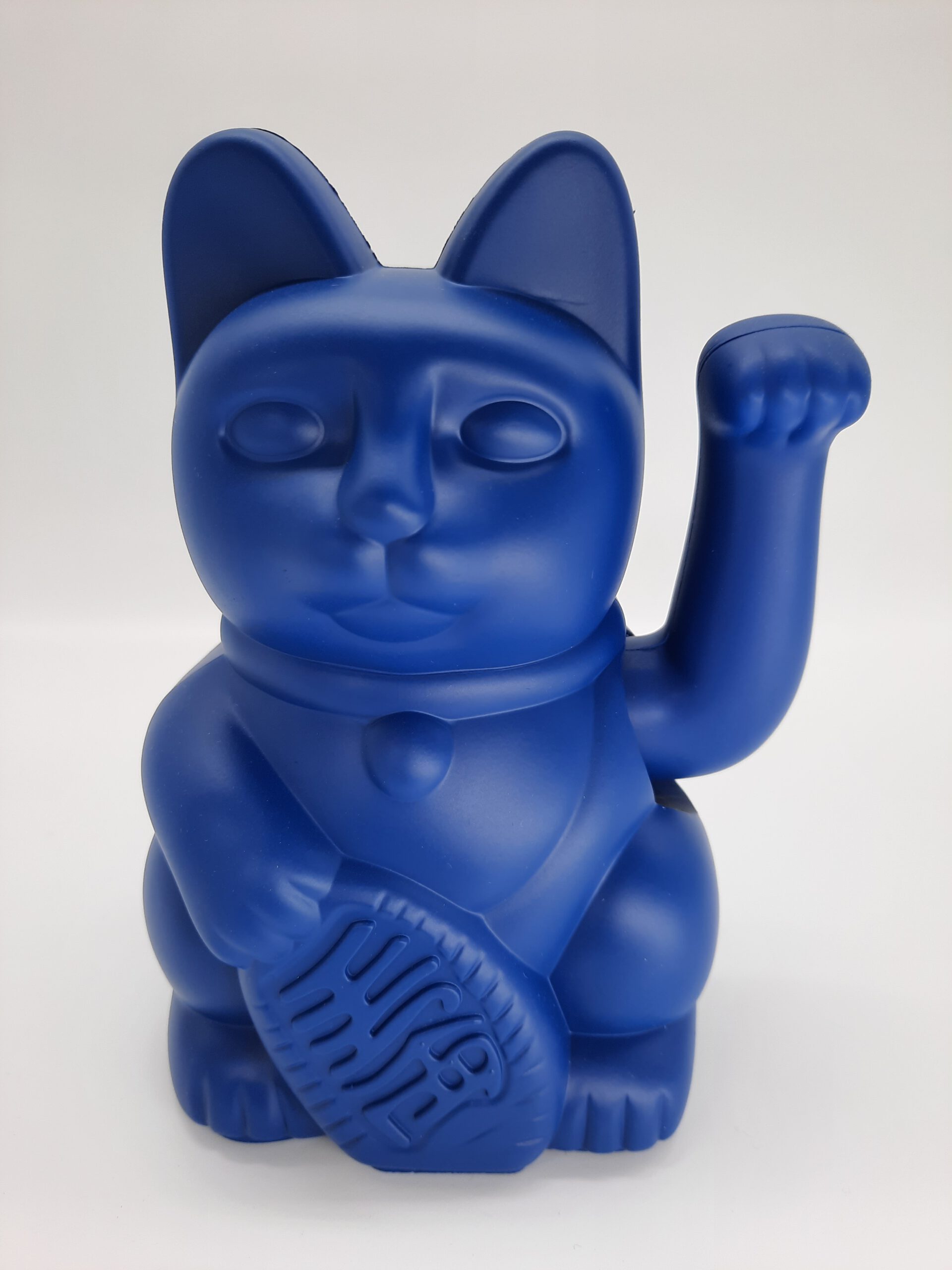 Lucky & Blume Winkekatze Classic dark Cat Design | blue